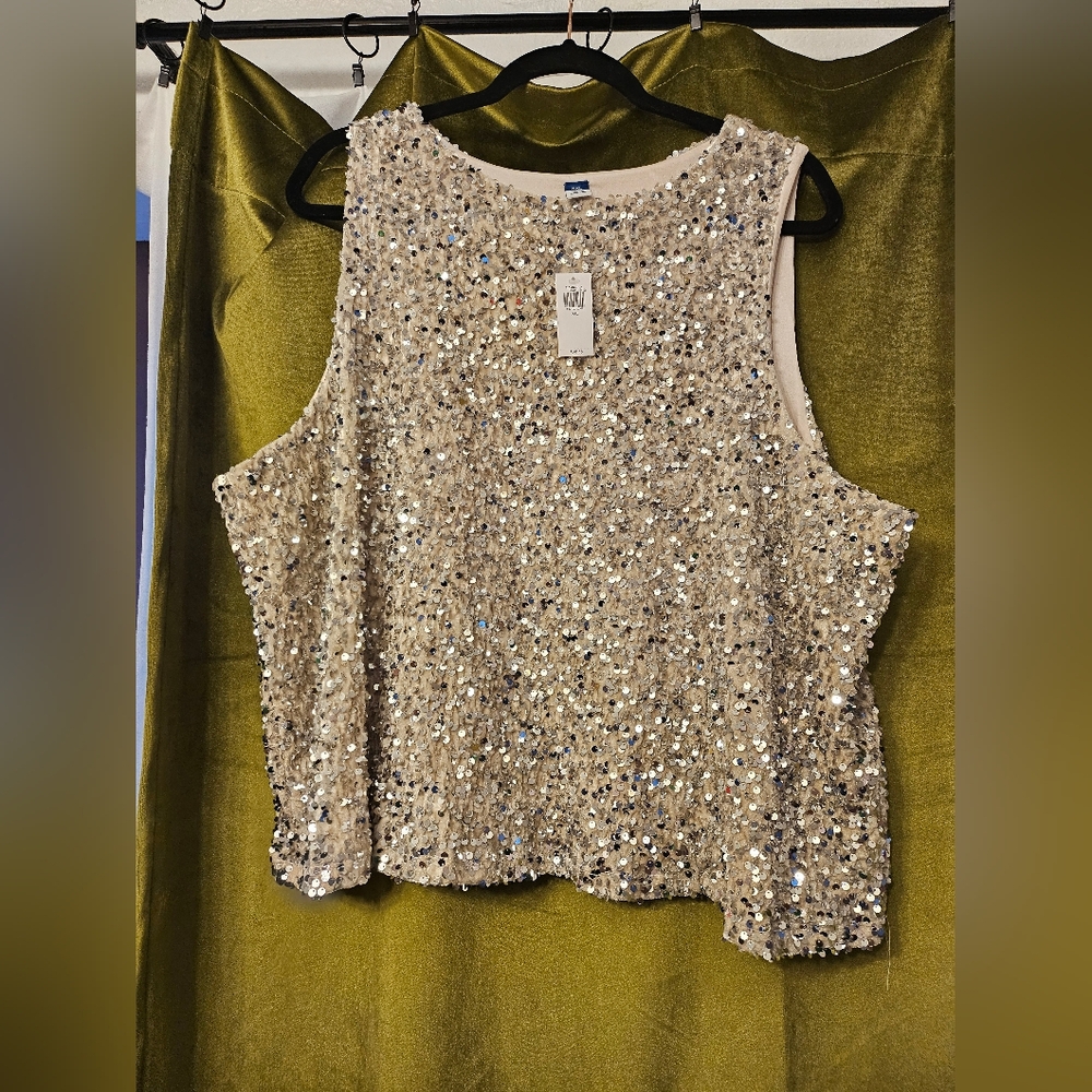 NWT sequin tank